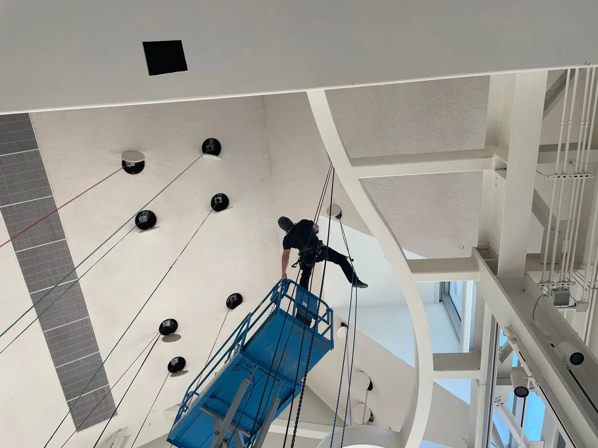 La Nube's 'Anything's Possible Climber' set for installation